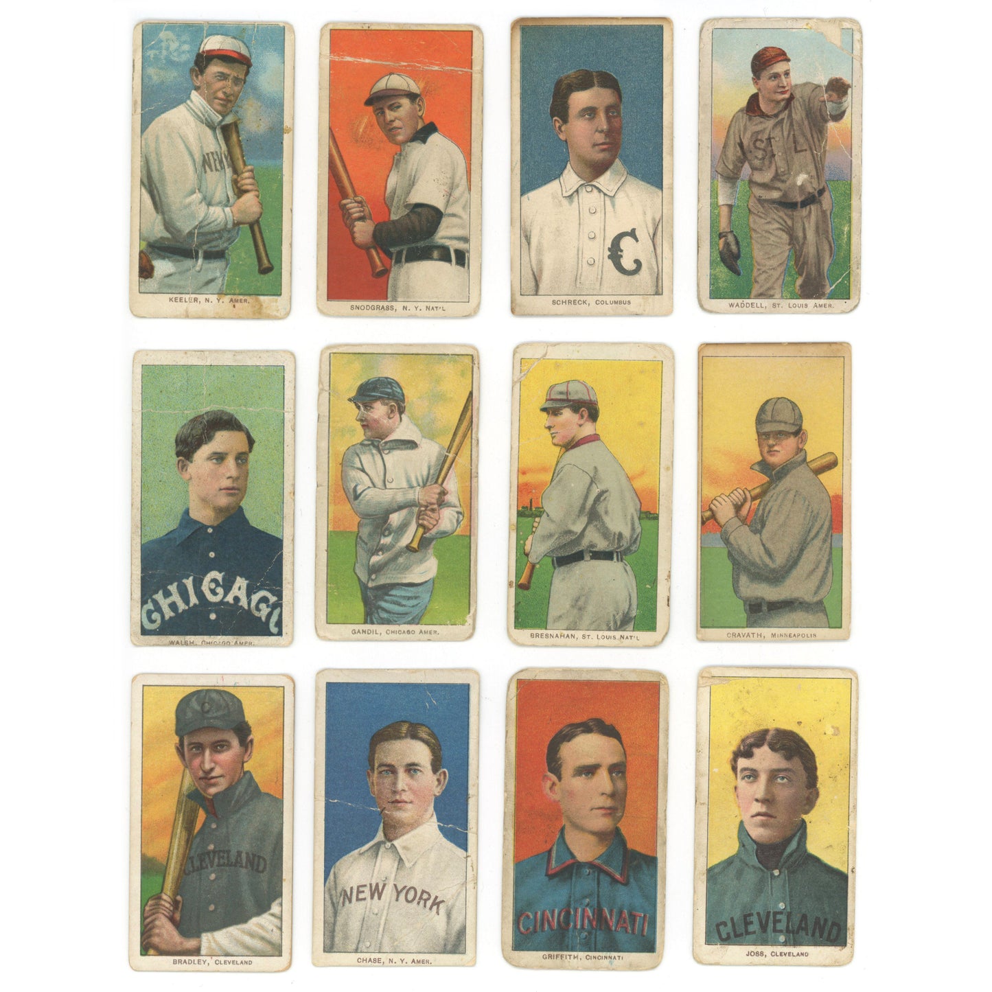 1909-1911 T206 Cards - Some of the Most Popular Lots in 'Our Boys of Summer' Auction