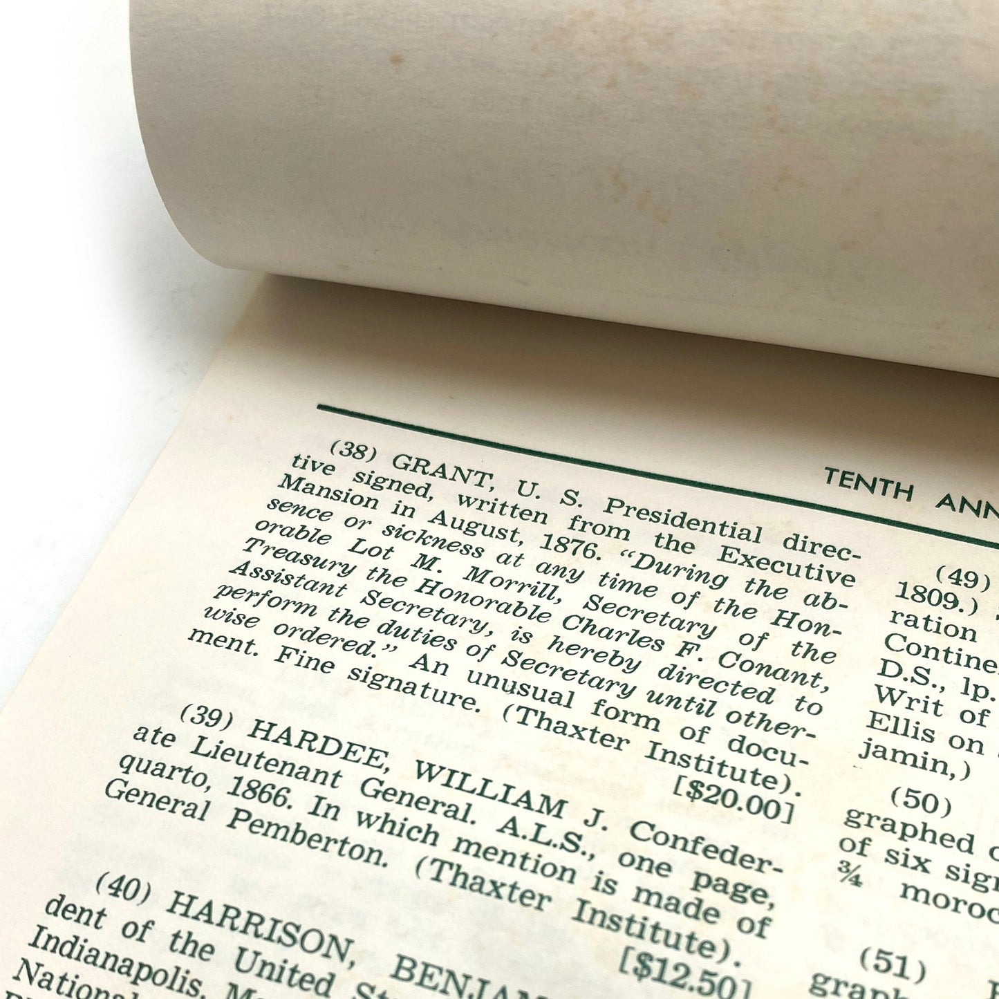 1957 Manuscript Society 10th Annual Auction Catalog: A Time Capsule of Autograph History